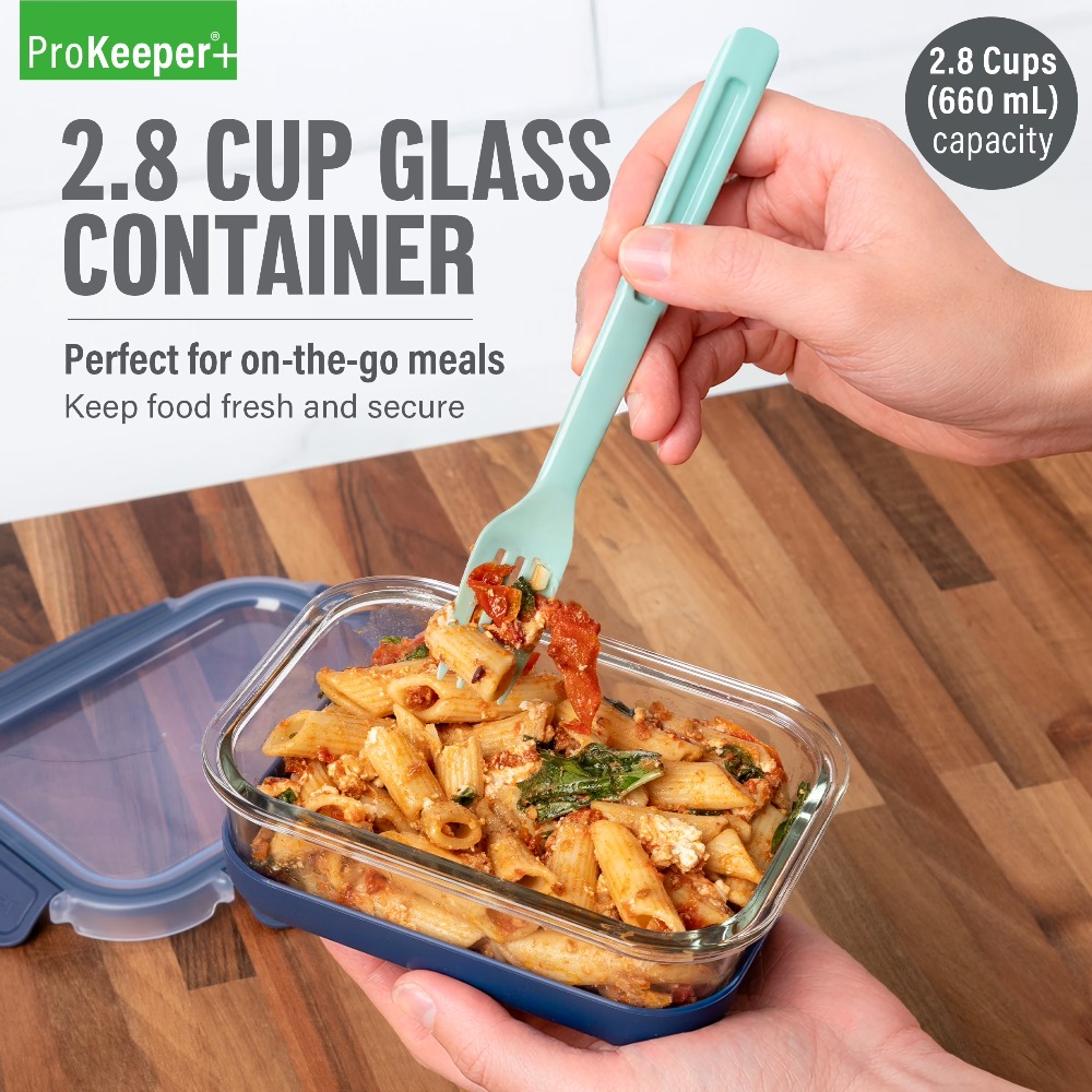 Food Storage Freezer - Contenitore in vetro da 2,8 tazze