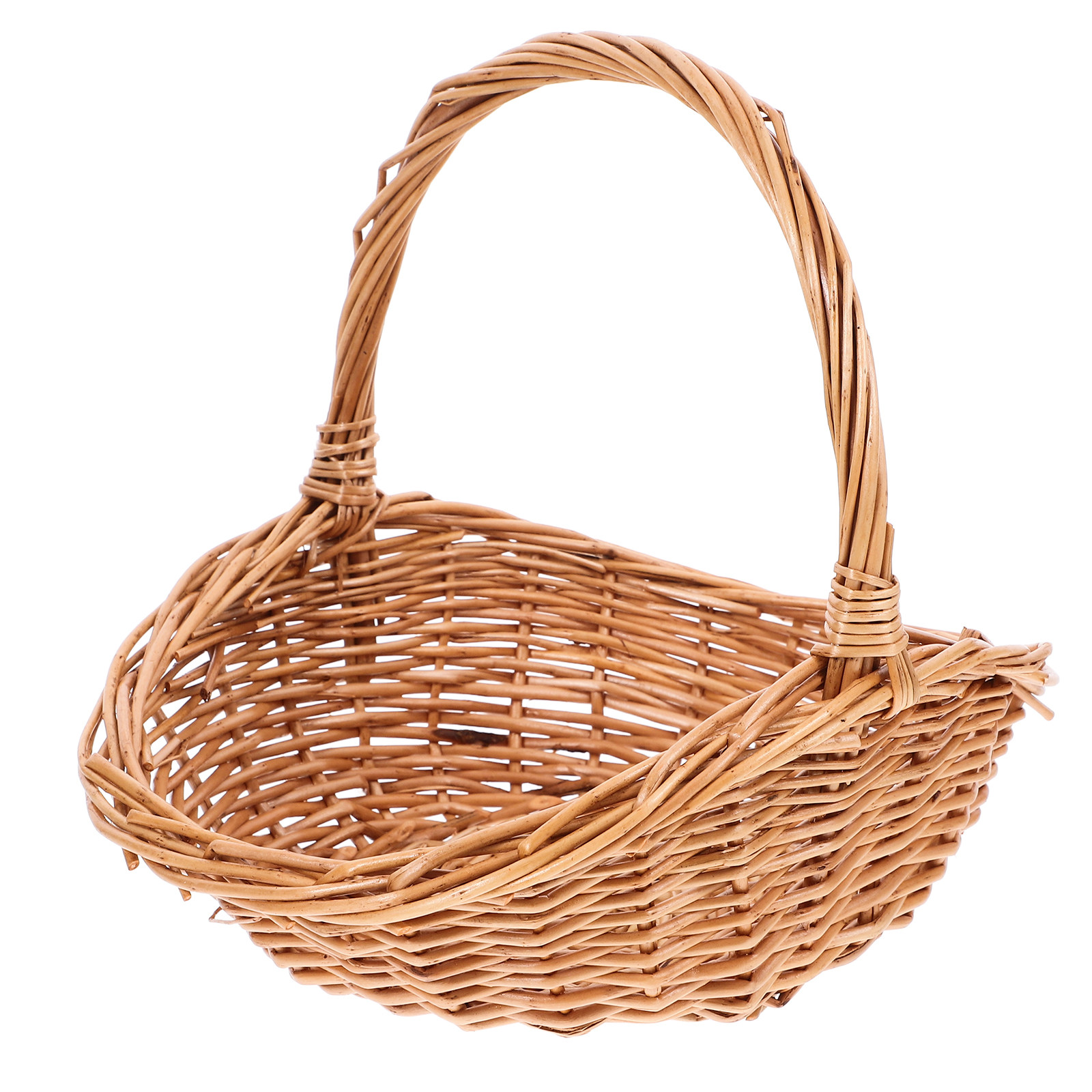 Food Storage Camping - Cesto Intrecciato a Mano, Salvaspazio, Portatile,