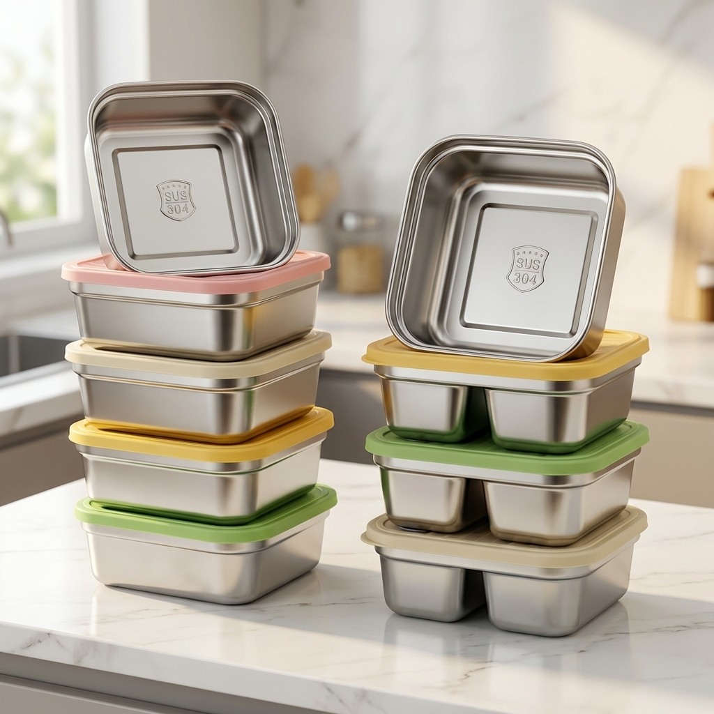 Food Storage Freezer - Contenitore per Frutta e Verdura Impilabile