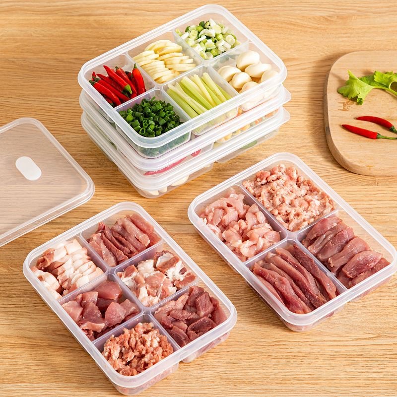 Food Storage Freezer - 3 pezzi 6 griglie scatola di