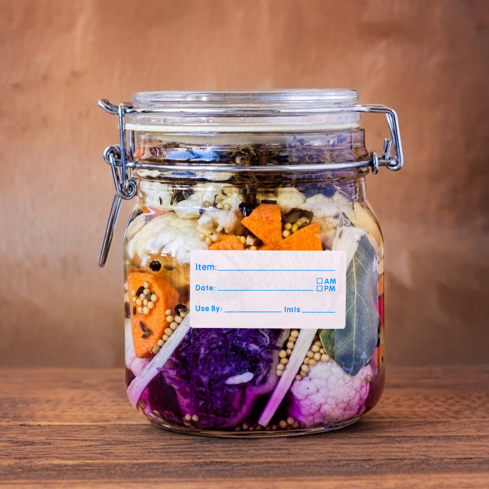 Food Storage Jars - 500 Etichette Adesive Scrivibili per la