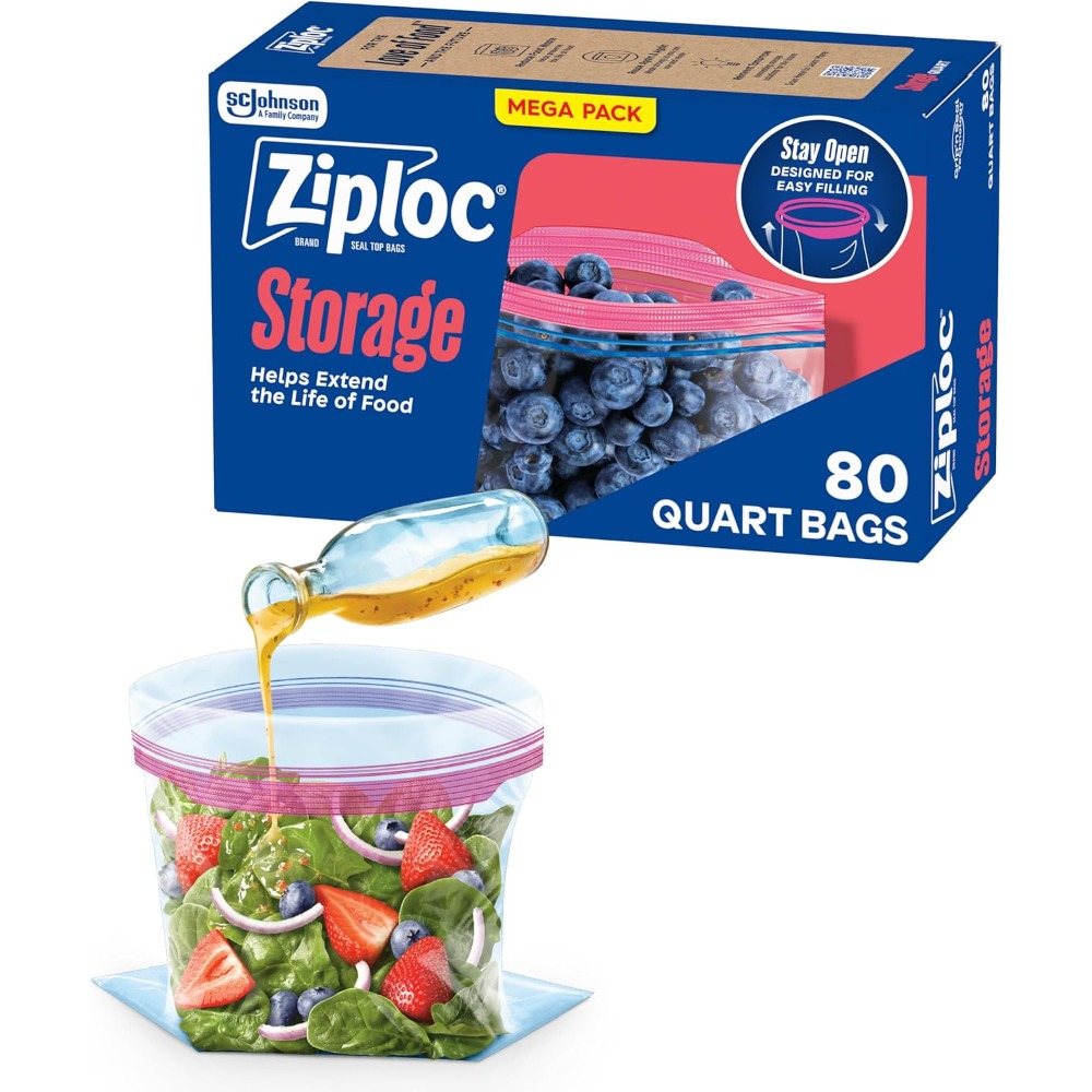 Food Storage Freezer - Sacchetti per Alimenti Stand Up Quart,