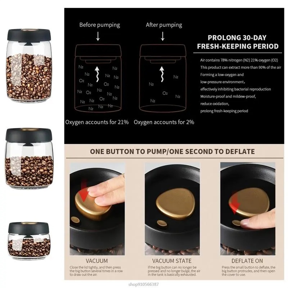 Contenitore per Caffè in Grani - Glass Meal Prep Container recensione e prezzo