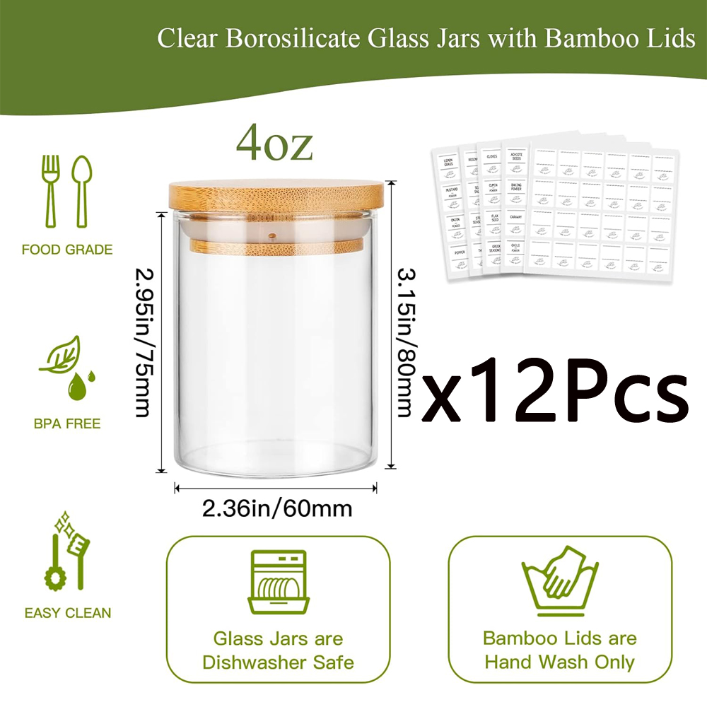 Barattoli di spezie in vetro d - Glass Meal Prep Container recensione e prezzo