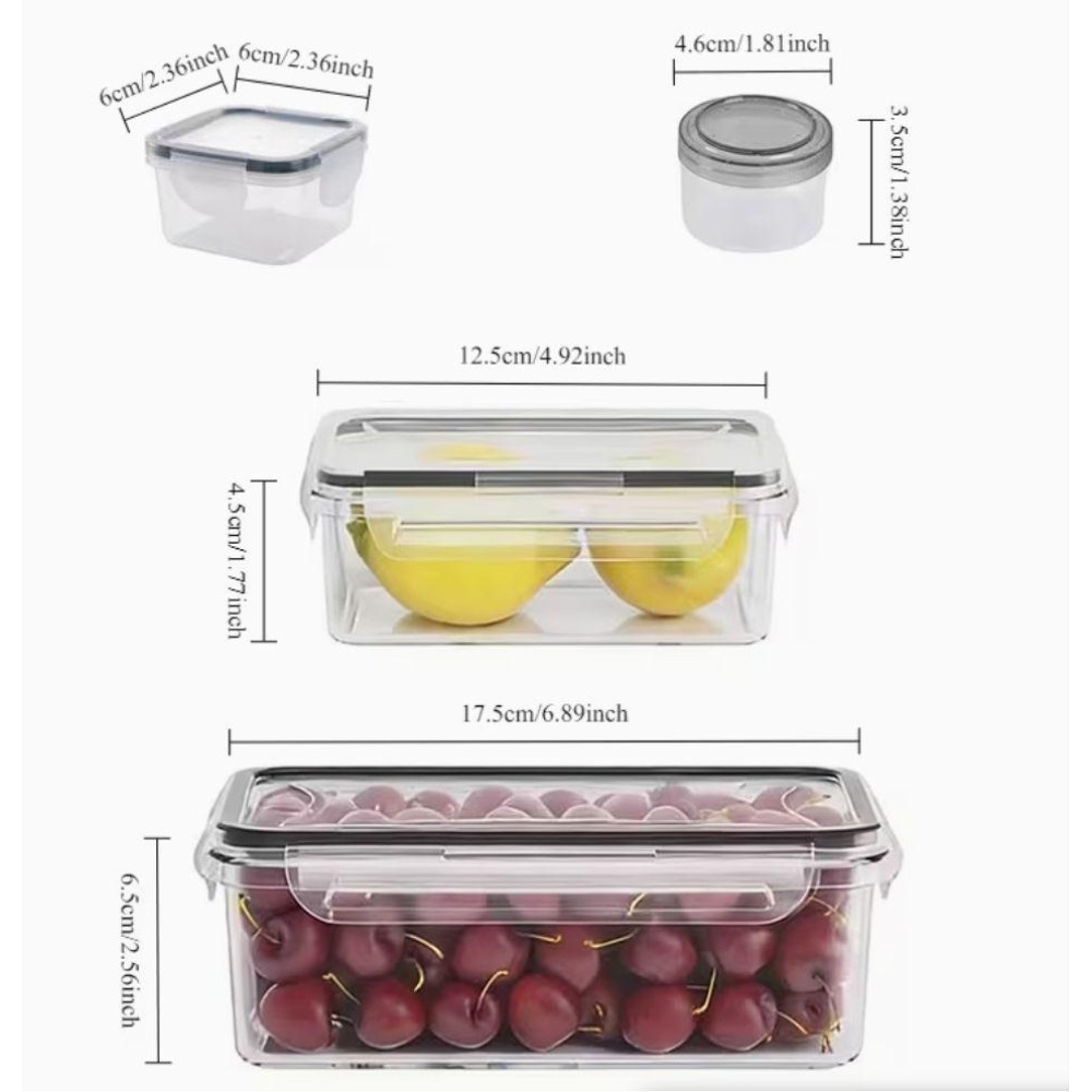 Set di 4 Contenitori Trasparen - Food Storage And Preservation recensione e prezzo