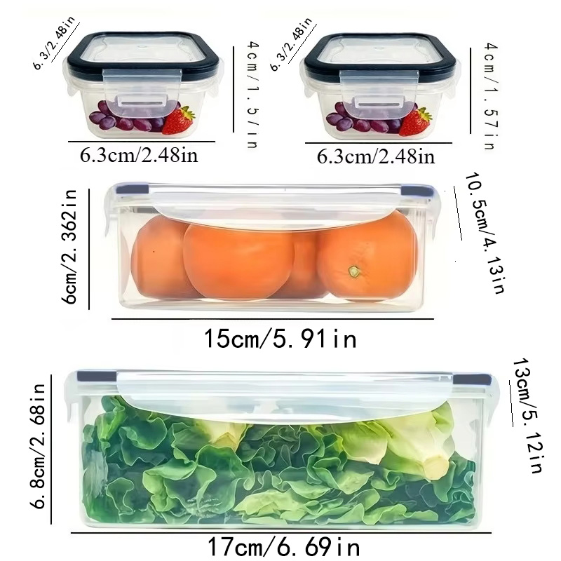 Set da 8 Pezzi: 4 Contenitori  - Food Storage Camping recensione e prezzo