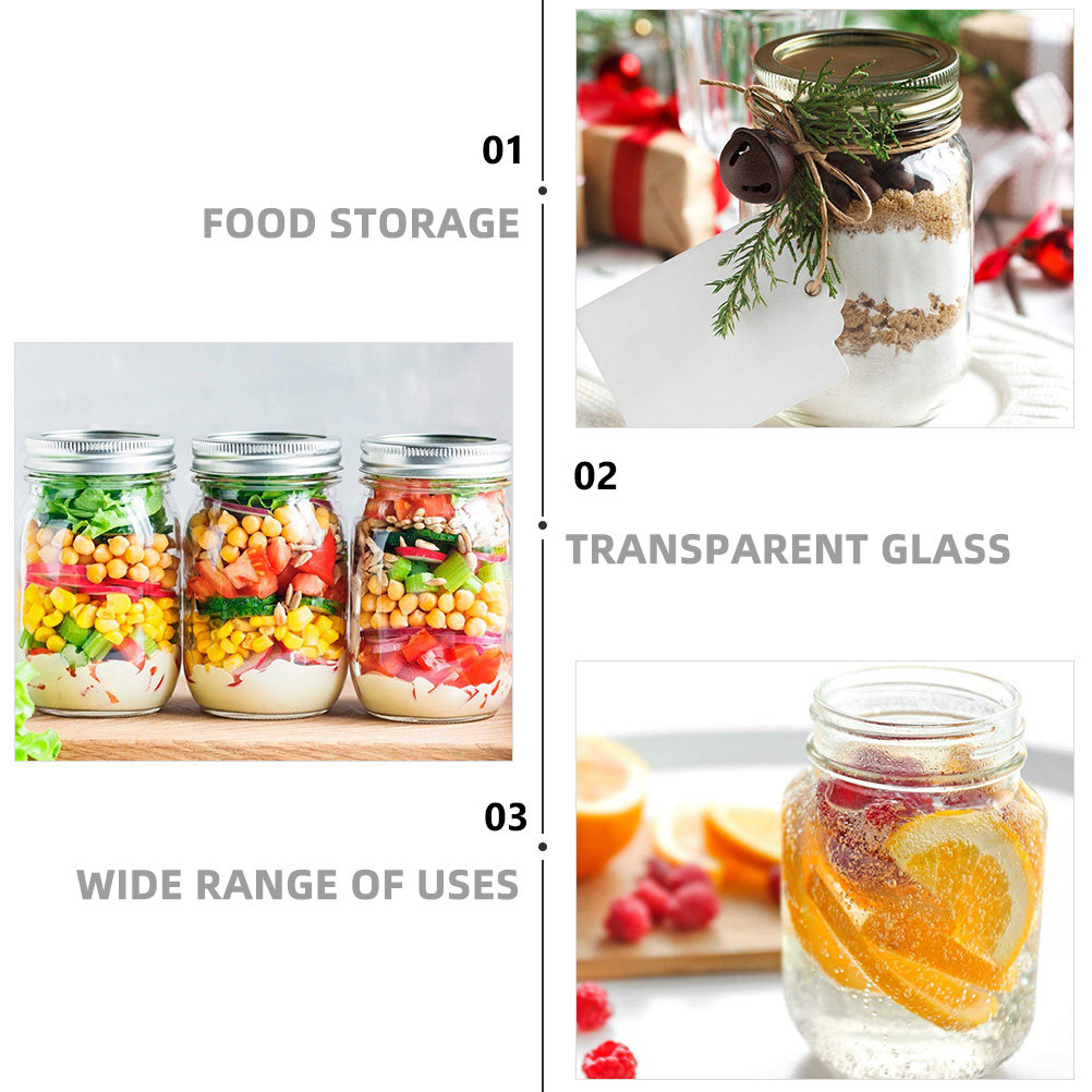 Set di 6 Barattoli in Vetro Tr - Food Storage Jars recensione e prezzo