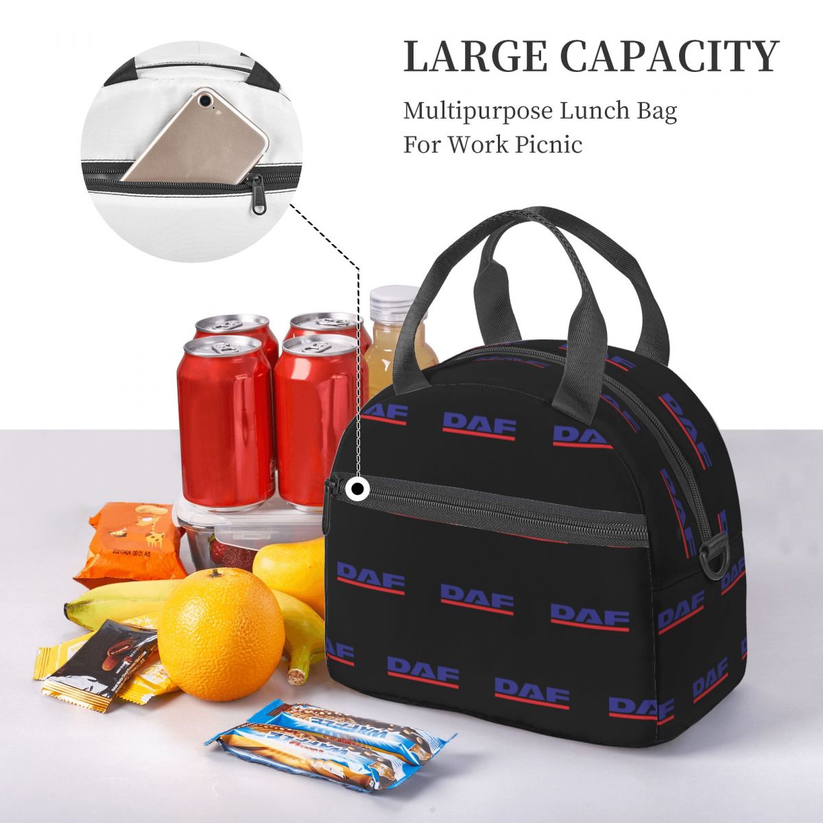 DAF Red Design Best Logo Borsa - Best Food Storage recensione e prezzo