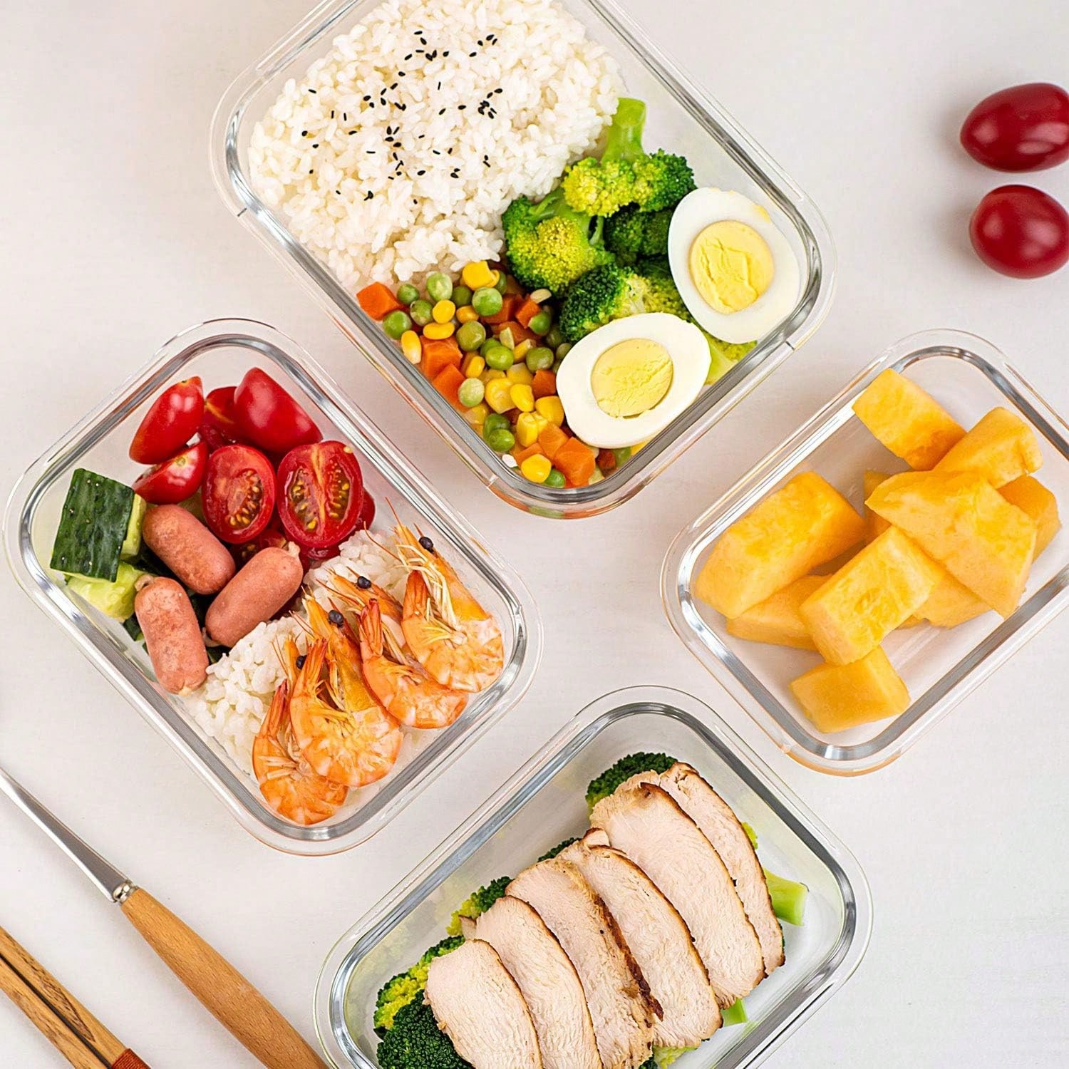 Confezione da 10 contenitori i - Glass Meal Prep Container recensione e prezzo