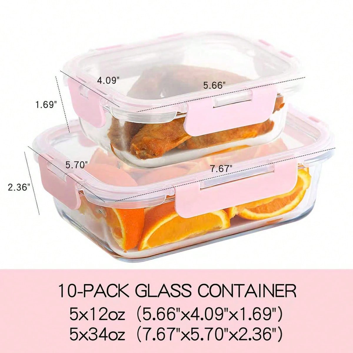 Confezione da 10 contenitori i - Glass Meal Prep Container recensione e prezzo