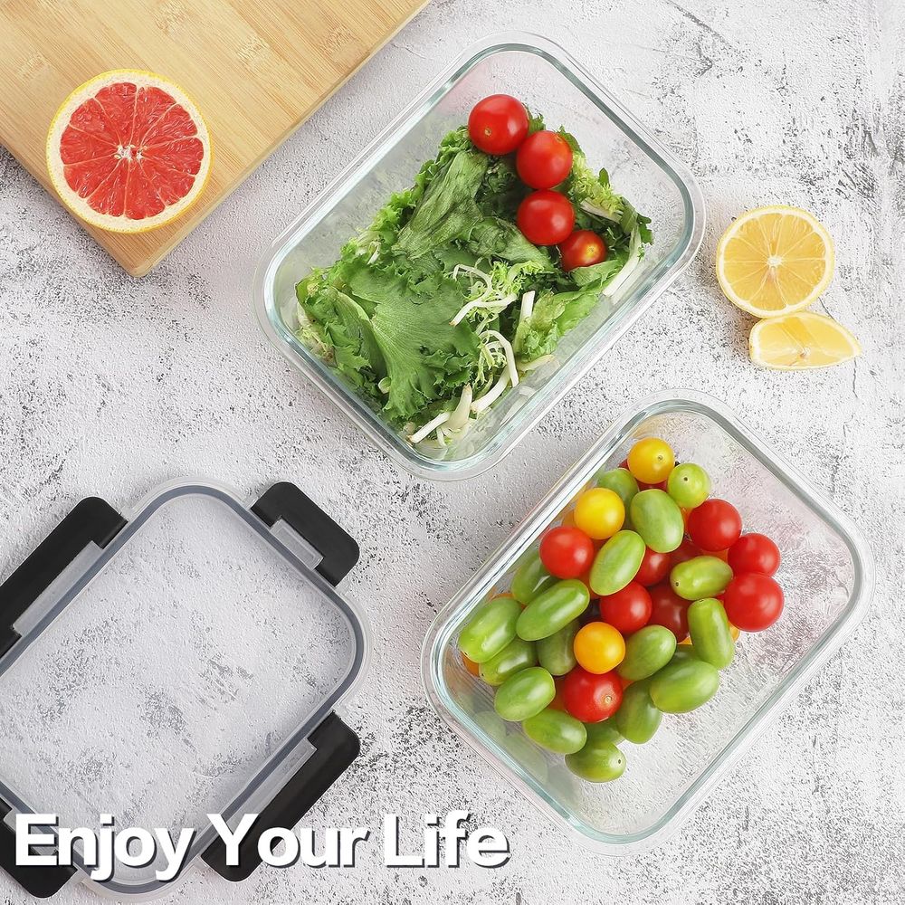 Set di 4 Contenitori in Vetro  - Glass Meal Prep Container recensione e prezzo