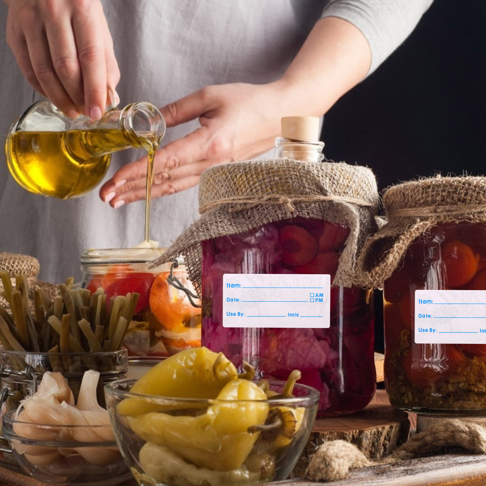 500 Etichette Adesive Scrivibi - Food Storage Jars recensione e prezzo