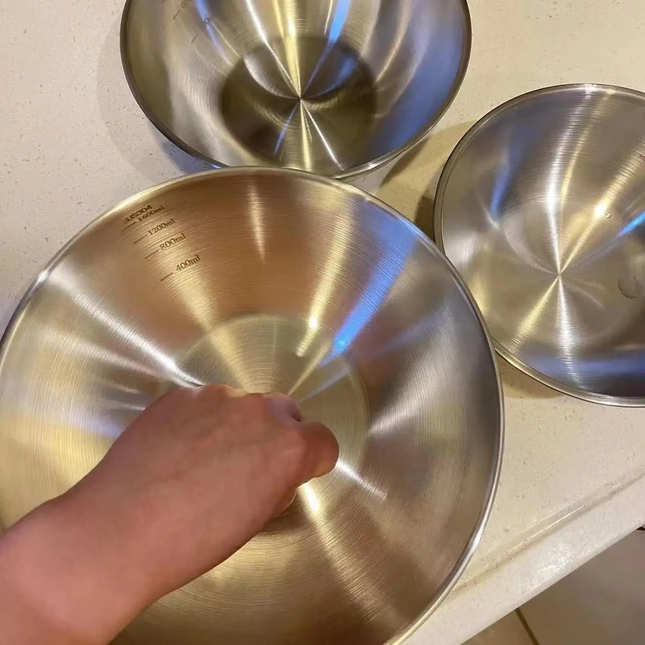 Set di 3 Ciotole in Acciaio In - Food Storage And Preservation recensione e prezzo
