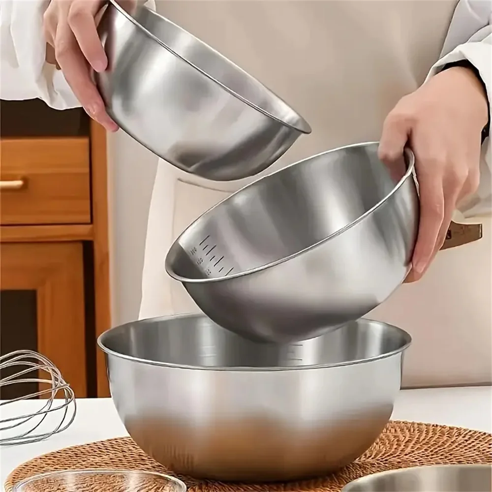Set di 3 Ciotole in Acciaio In - Food Storage And Preservation recensione e prezzo