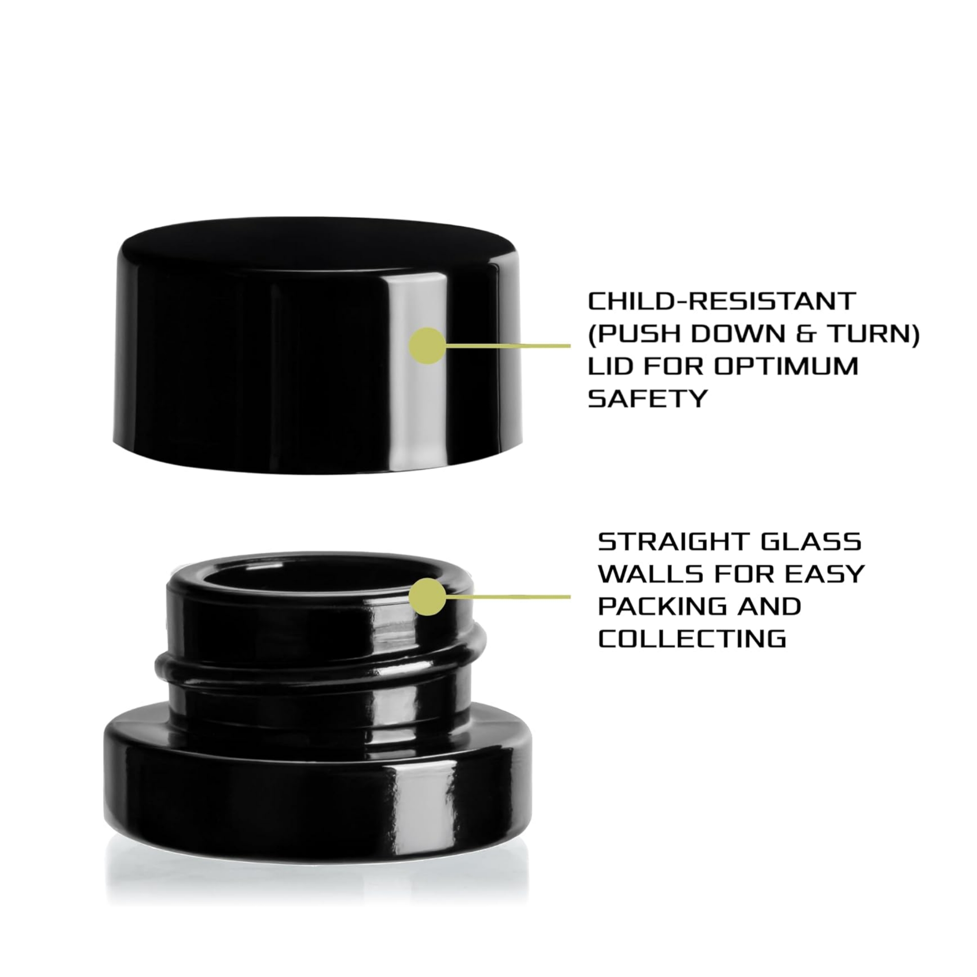 Barattoli di vetro nero spesso - Glass Meal Prep Container recensione e prezzo