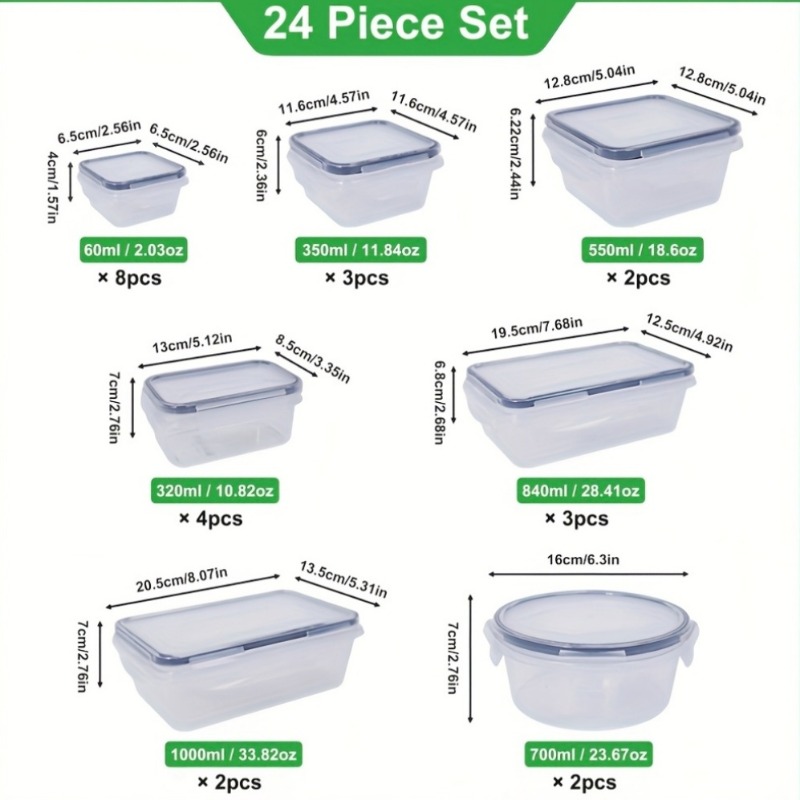 Set di 48 Contenitori per Alim - Food Storage And Preservation recensione e prezzo