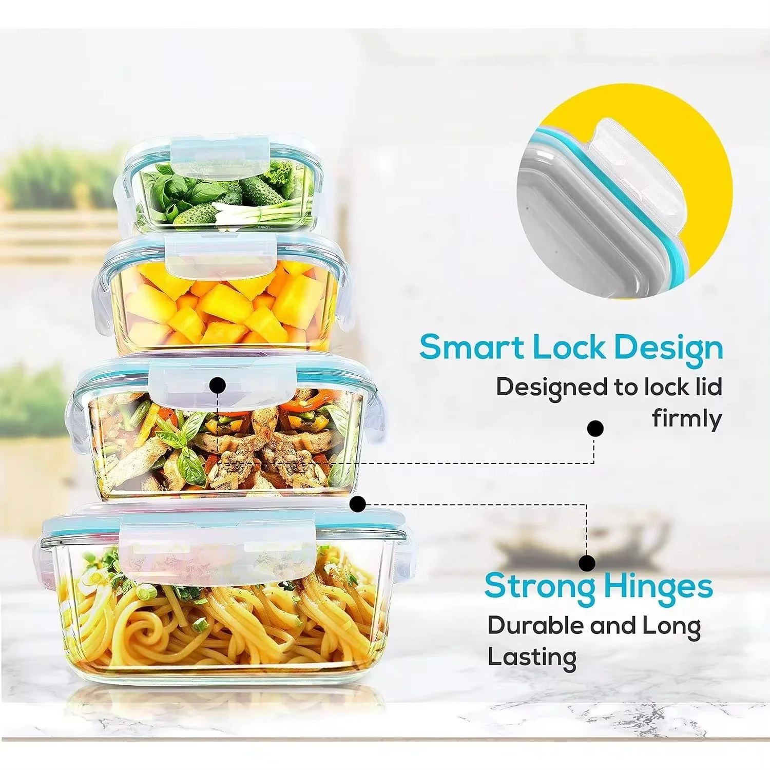 Contenitori per alimenti in ve - Glass Meal Prep Container recensione e prezzo