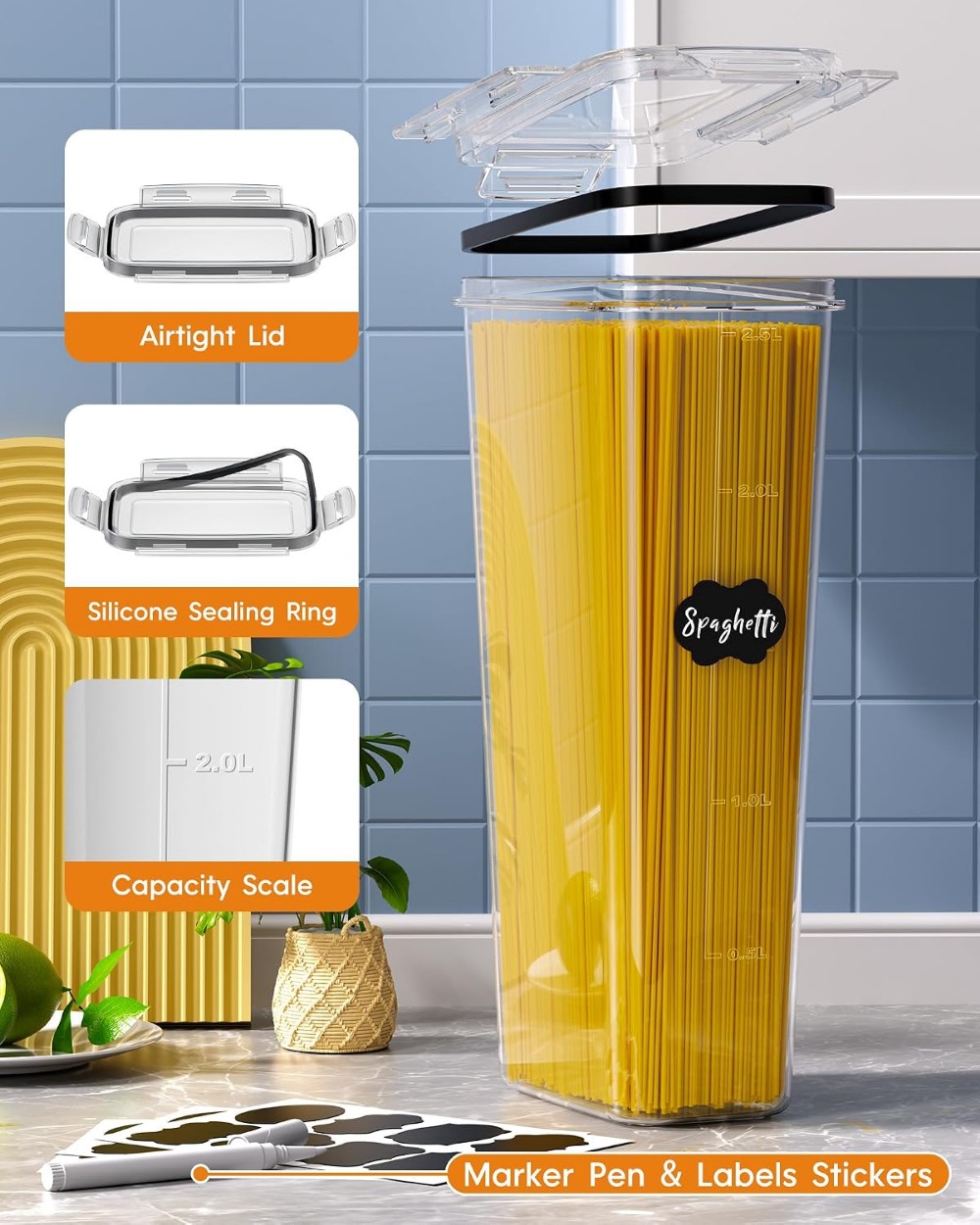 Set di 24 Contenitori Ermetici - Food Storage And Container recensione e prezzo