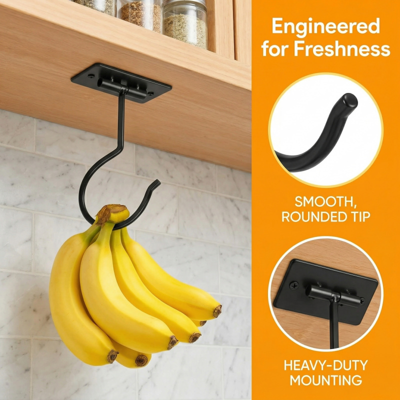 Gancio a banana autoadesivo in - Food Storage And Preservation recensione e prezzo