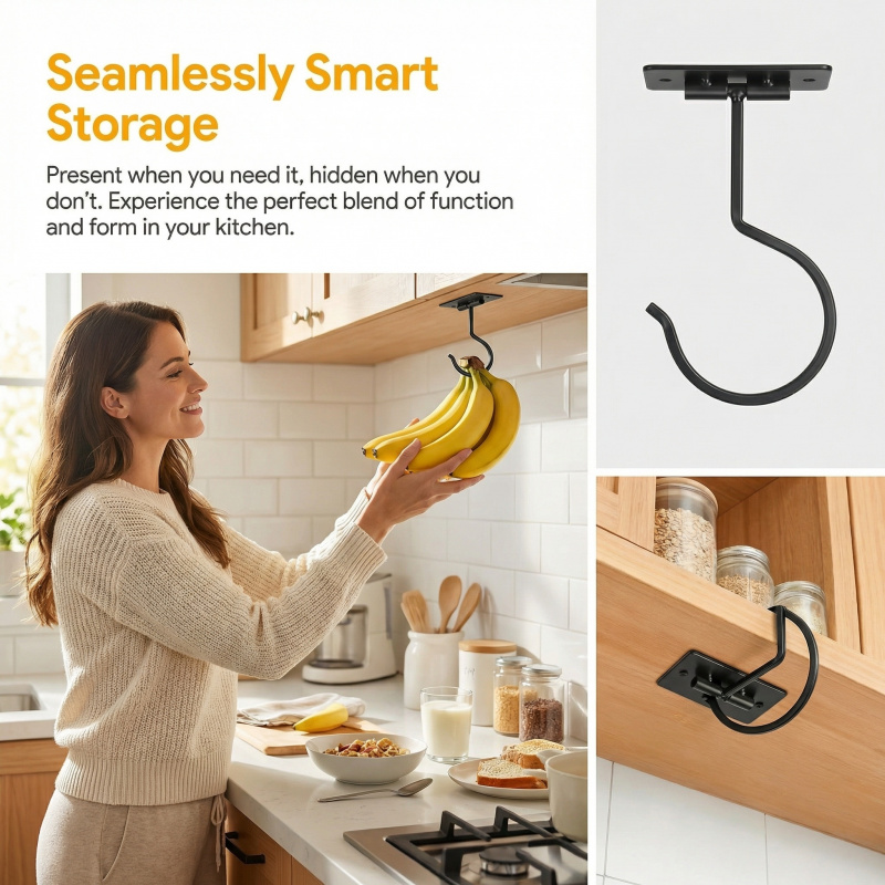 Gancio a banana autoadesivo in - Food Storage And Preservation recensione e prezzo